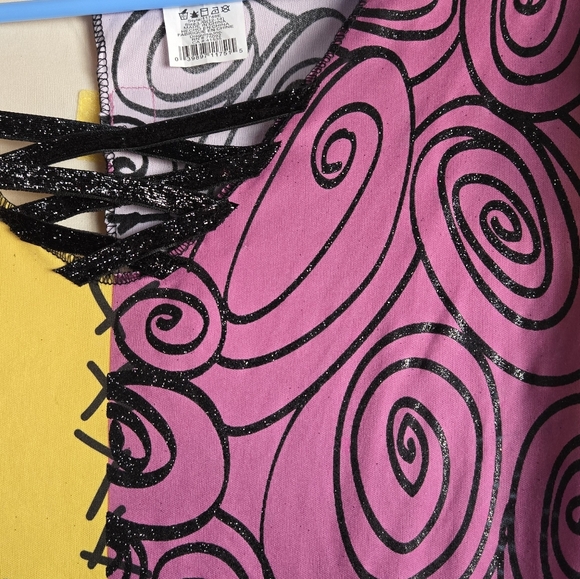 Nightmare Before Christmas Sally Dress And Wig Costume Size Large Halloween - Picture 4 of 14